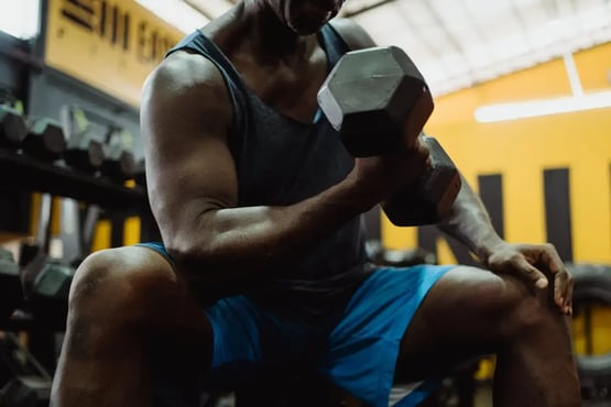 Bicep curl dumbbell
