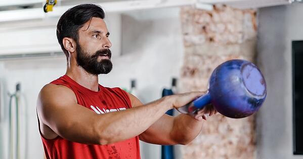 Dan with kettlebell