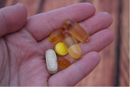 Fish Oil and Turmeric Supplements