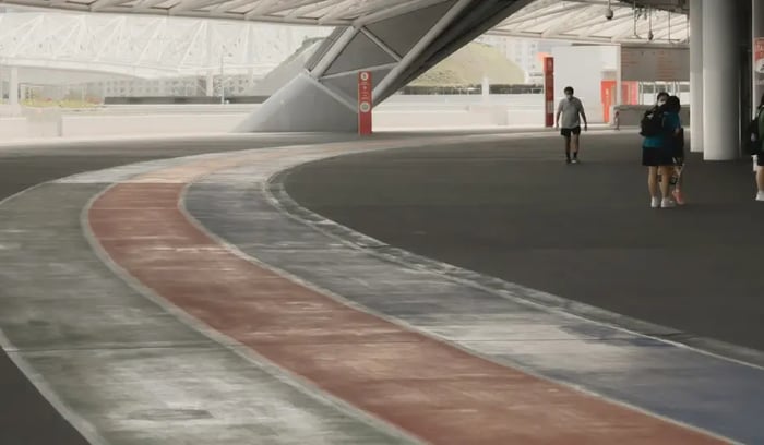 Singapore National Stadium 100plus track