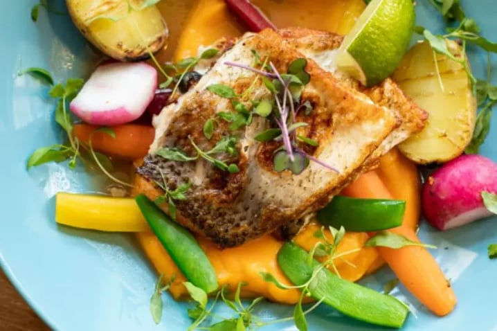 fish and vegetables