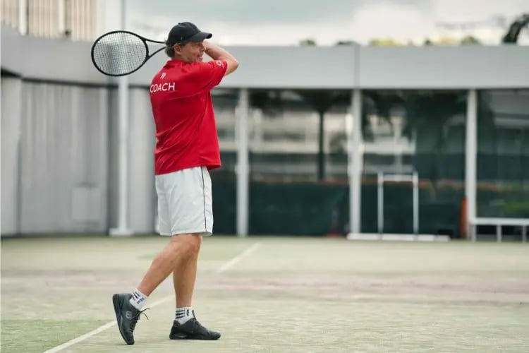 ufit tennis follow through strokes