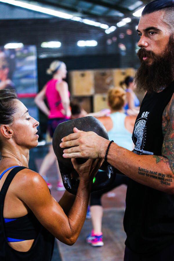 CrossFit Wanderlust workout during UFIT Bali Chickfitreat
