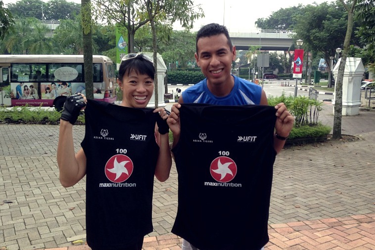 By the middle of 2013, 6 months after training with UFIT, Bea has clocked in 100 bootcamp trainings!