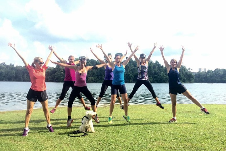 Sunshine, endorphins, and good friends - the perfect way to start a morning!