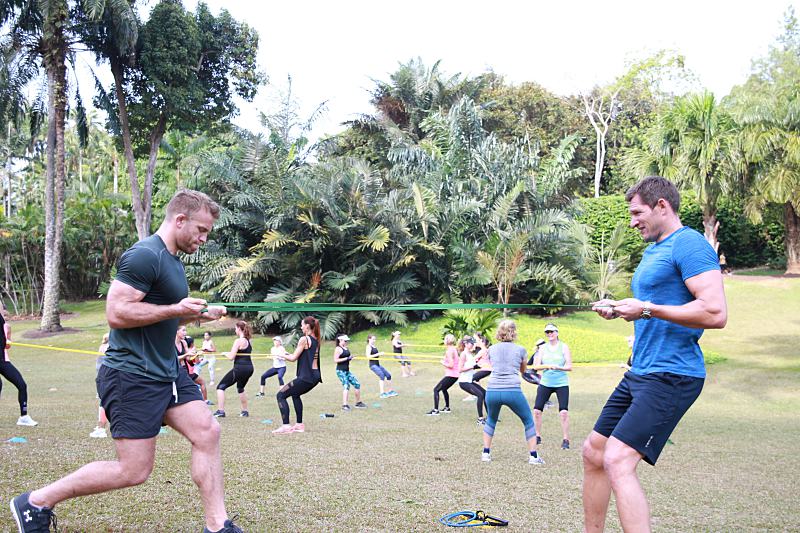 New UFIT CEO Will Skinner (left) took the baton over from James Forrester (right) who is moving back home to the UK, but will continue to work closely together.