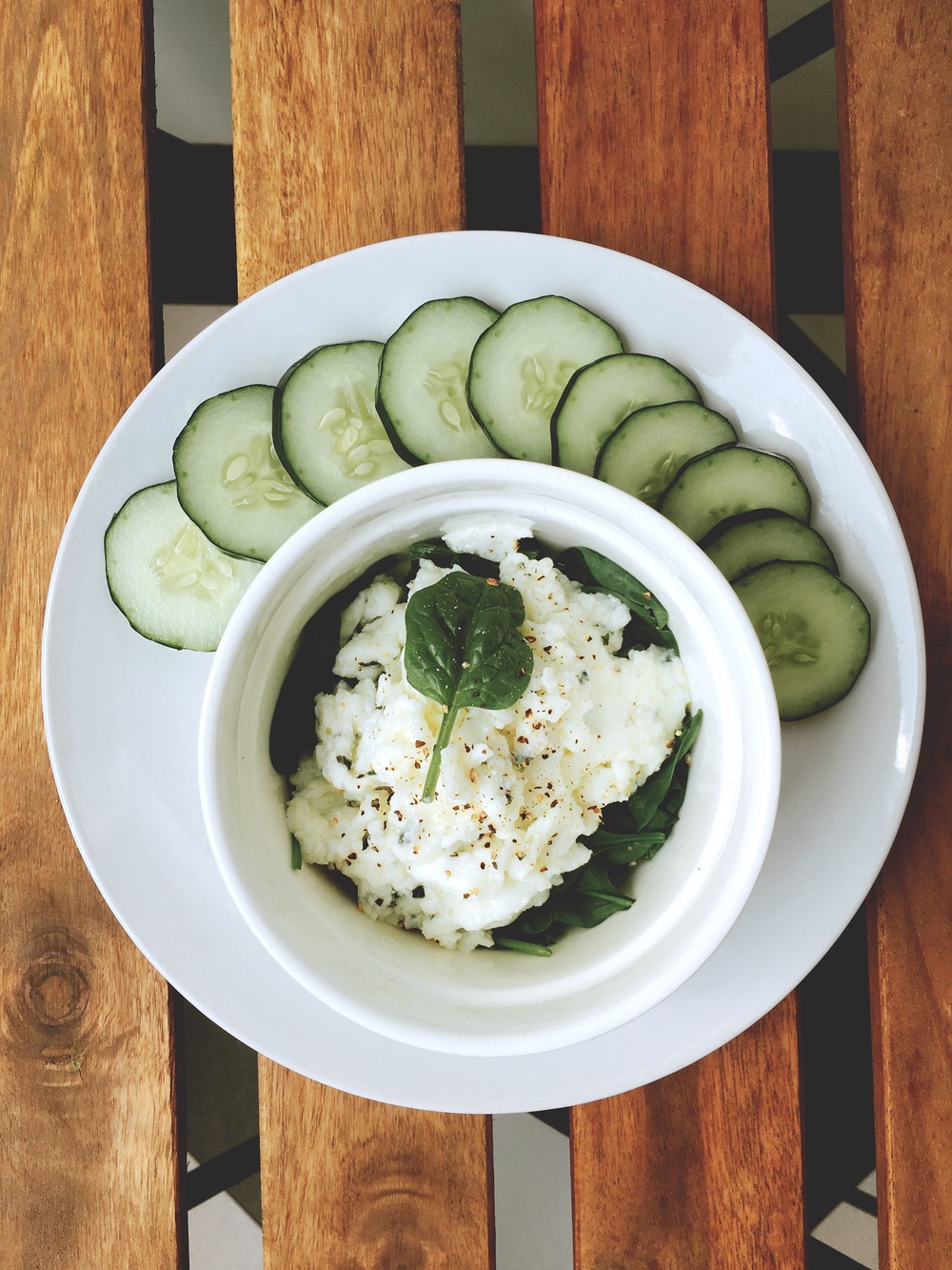 Egg White and Pesto Crumble UFIT Kitchen