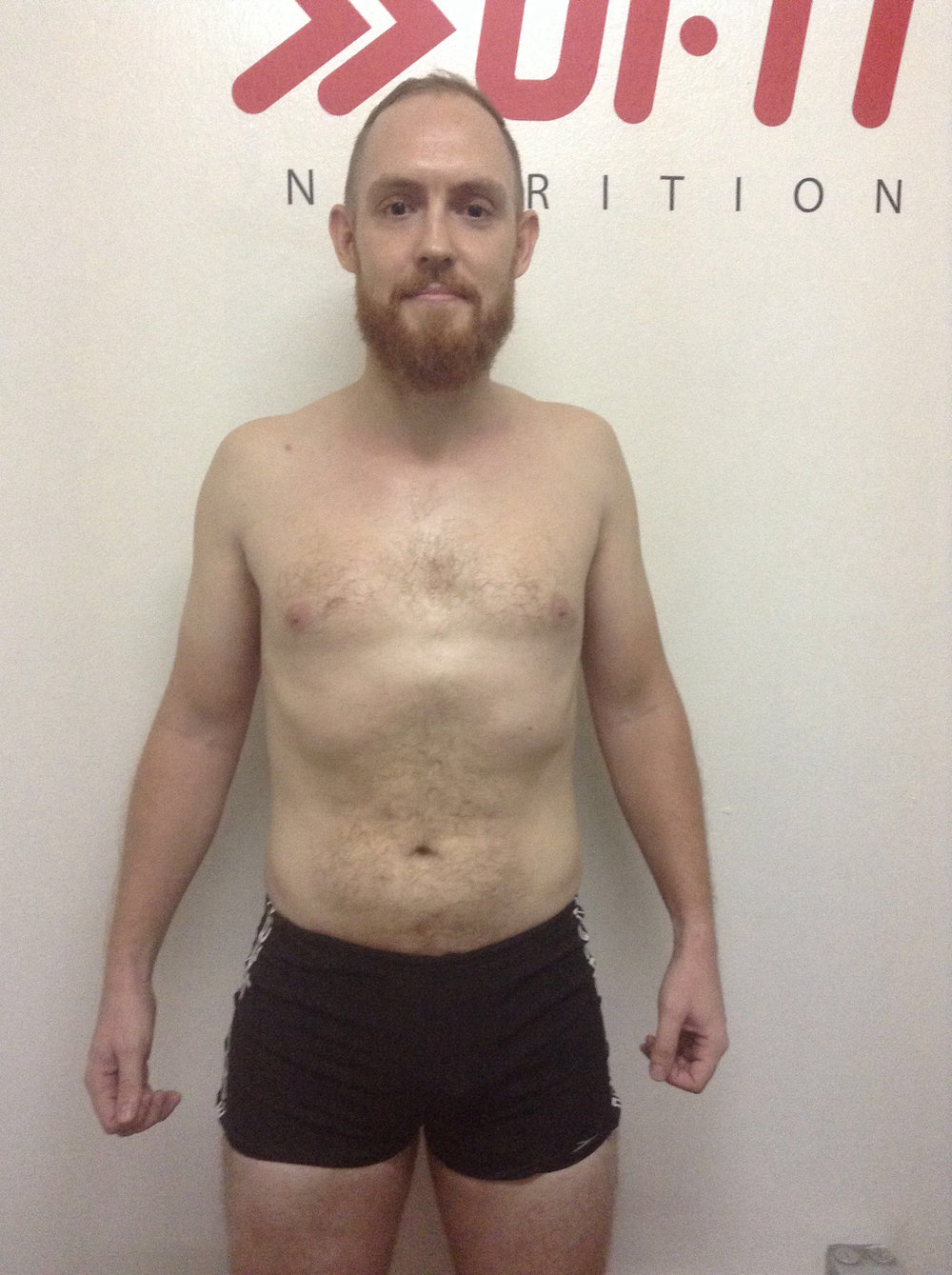 After the Challenge, 16 June 2017 - Body Fat 12.73%, 77.8kg