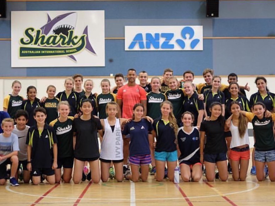 England rugby pro Dan Norton coaches UFIT kids
