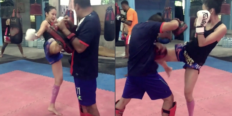 Clinic Physiotherapist Nada Khalid is also a Muay Thai fighter who competes regularly.