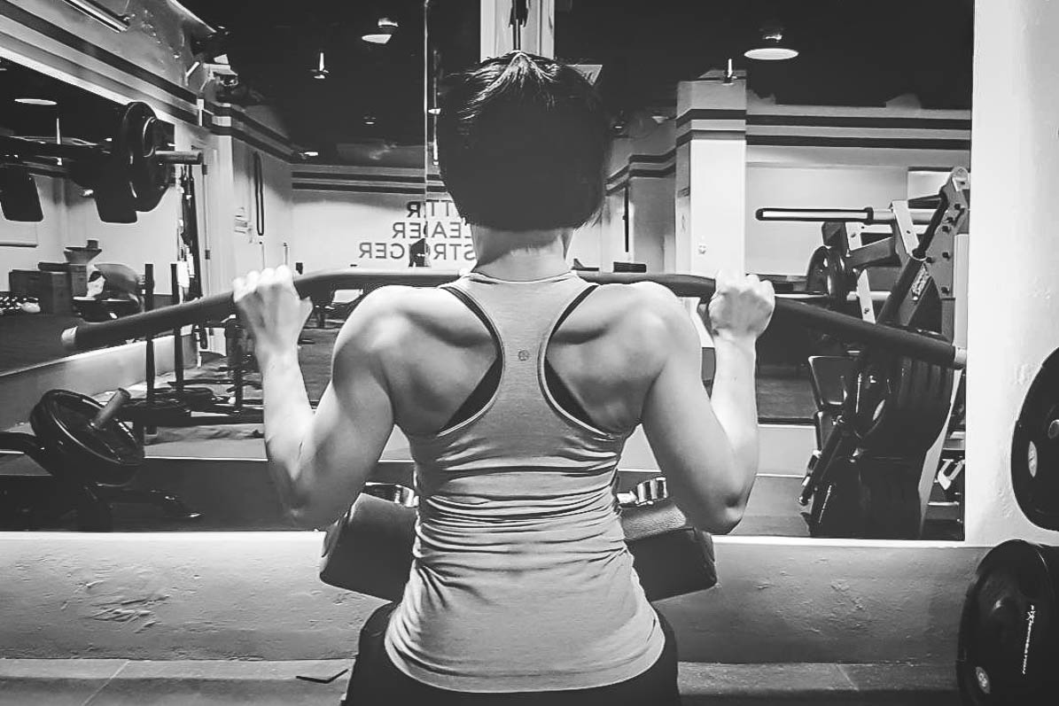 Strength training has always been a big part of Michelle's life.